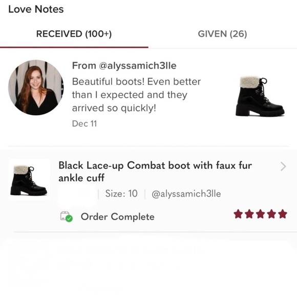 Taupe Lace-up Combat boot with faux fur ankle cuff - Picture 8 of 10